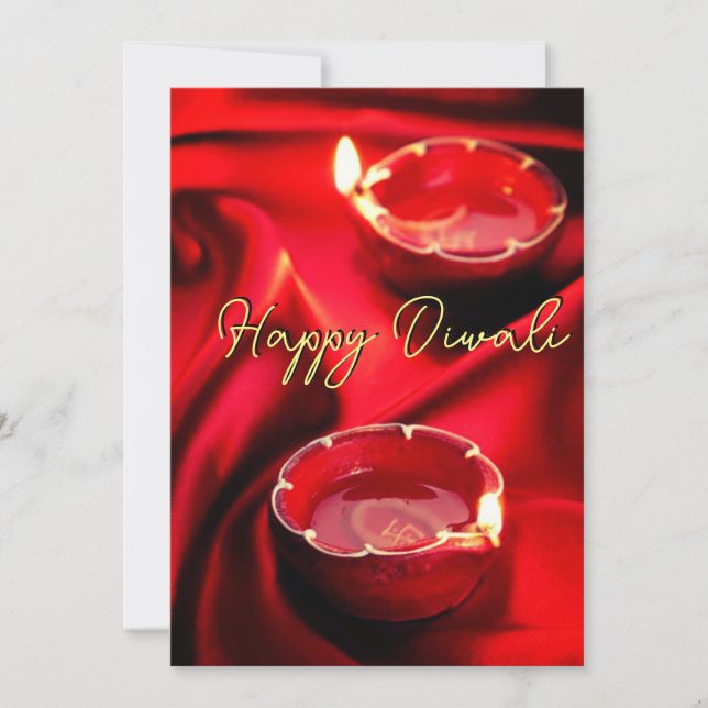 Happy Diwali Holiday Card (Front)