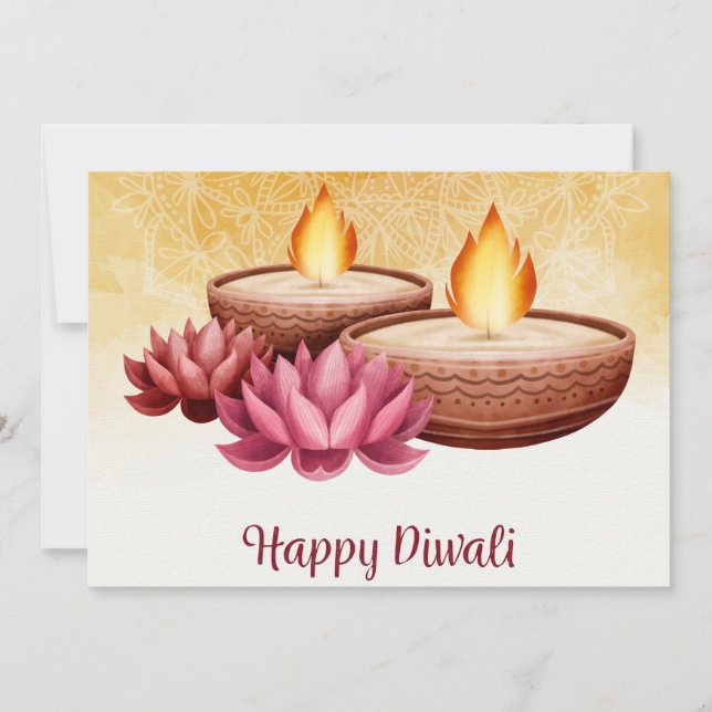 Happy Diwali Holiday Card (Front)