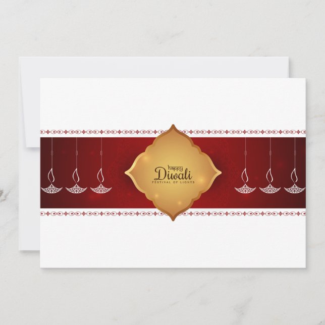 Happy Diwali Holiday Card (Front)