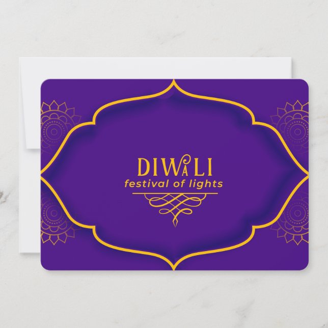 Happy Diwali Holiday Card (Front)