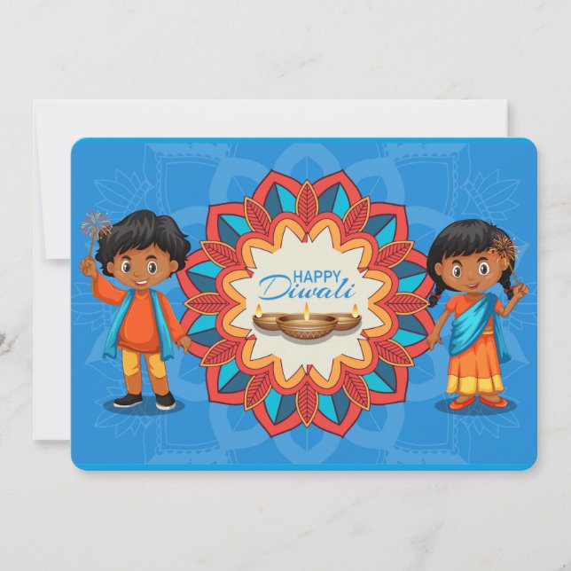 Happy Diwali Holiday Card (Front)