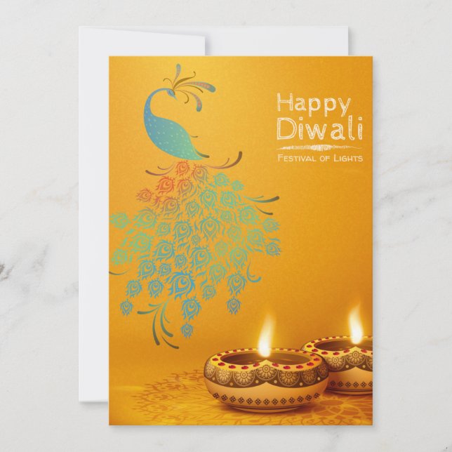 Happy Diwali Holiday Card (Front)