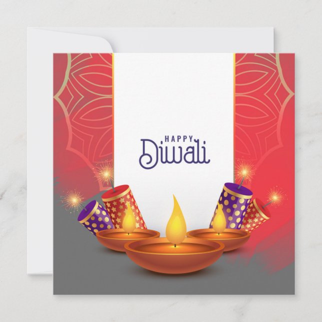 Happy Diwali Holiday Card (Front)