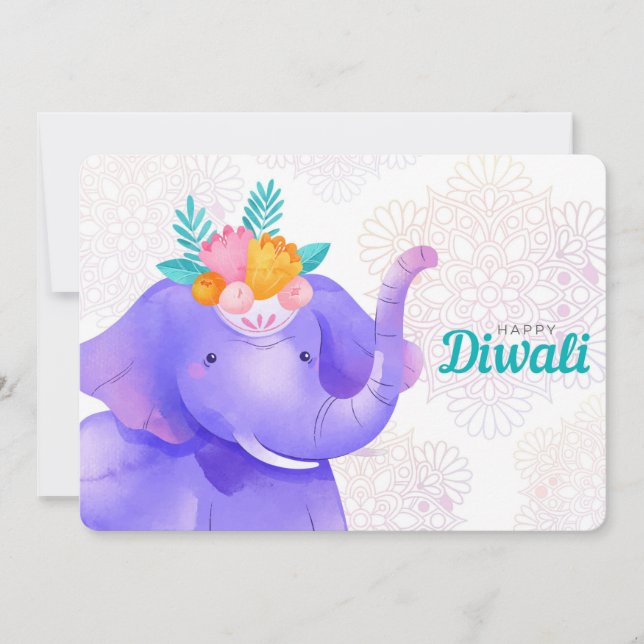 Happy Diwali Holiday Card (Front)