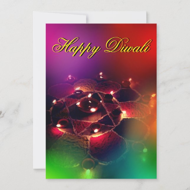 Happy Diwali Holiday Card (Front)