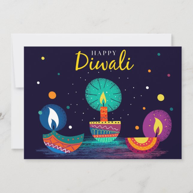 Happy Diwali Holiday Card (Front)