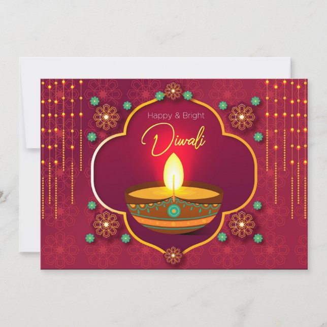 Happy Diwali Holiday Card (Front)