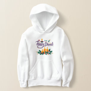 Happy Diwali Kids’ Pullover Hoodie Festival 