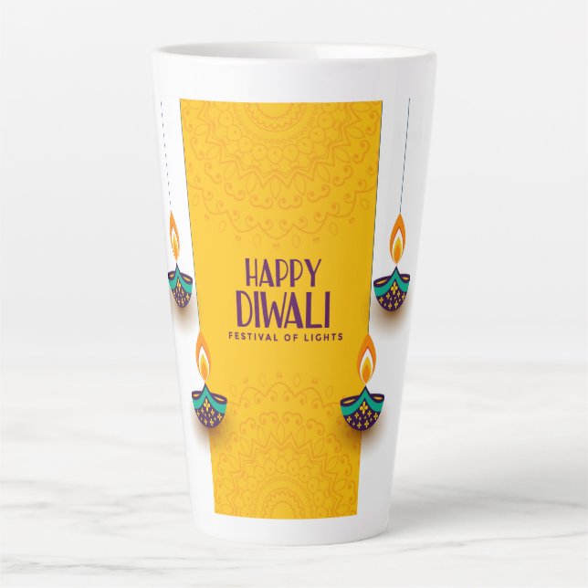Happy Diwali Latte Mug (Front)