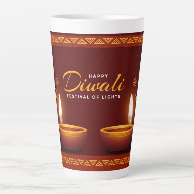 Happy Diwali Latte Mug (Front)