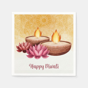 Happy Diwali Napkins