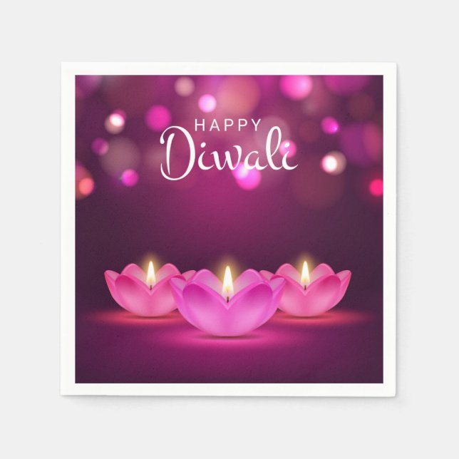 Happy Diwali Napkins (Front)
