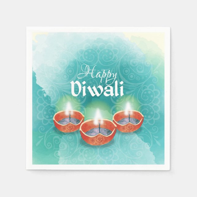 Happy Diwali Napkins (Front)