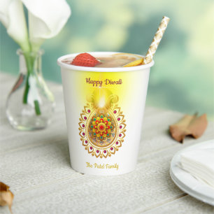  Happy Diwali  Paper Cups