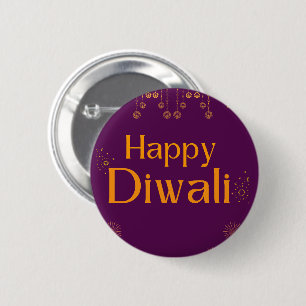 Happy Diwali Party 6 Cm Round Badge