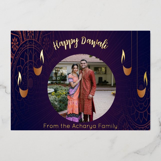 Happy Diwali Photo  (Front)
