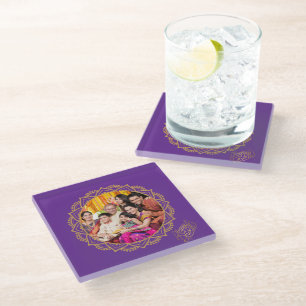 Happy Diwali Photo Glass Coaster