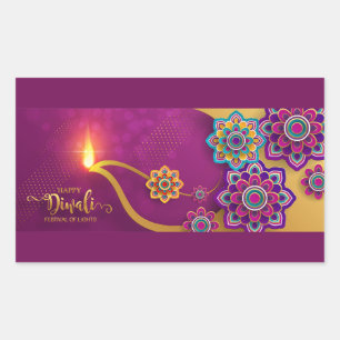 Happy Diwali Rectangular Sticker