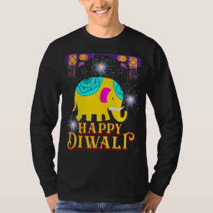 Happy Diwali Shirt Divali Rangoli Lamps Men Women 