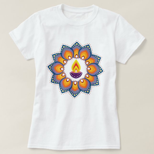 🎆❤️Happy Diwali T-Shirt (Design Front)