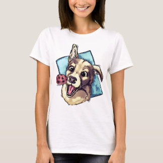 Happy dog and cookie T-Shirt
