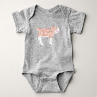 Happy Dog Baby One Piece Bodysuit