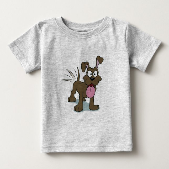 Happy Dog Baby T-Shirt (Front)