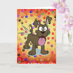 Happy Dog Greeting Card