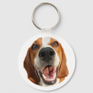 Happy Dog Key Ring