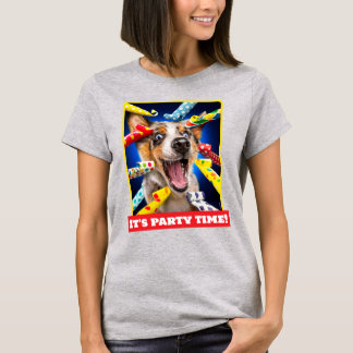 Happy Dog Party Blowers T-Shirt