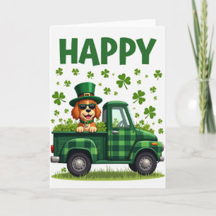 Happy Dog St Patricks Day Card