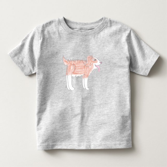 Happy Dog Toddler T-Shirt (Front)