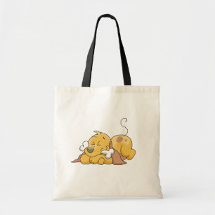Happy Dog With Bone Tshirts and Gifts Tote Bag