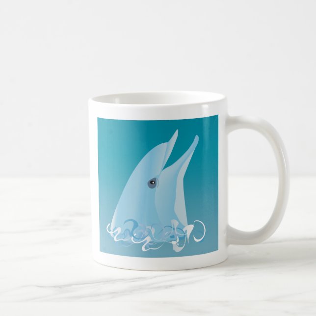 Happy Dolphin Coffee Mug (Right)