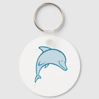 Happy Dolphin Key Ring