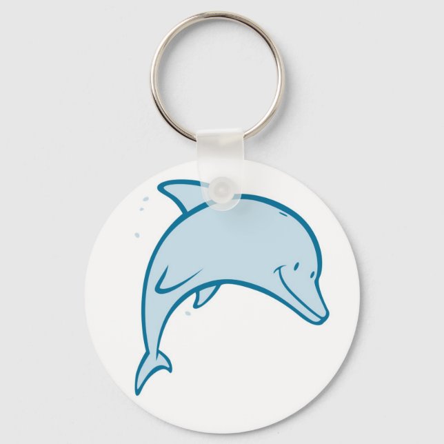 Happy Dolphin Key Ring (Front)