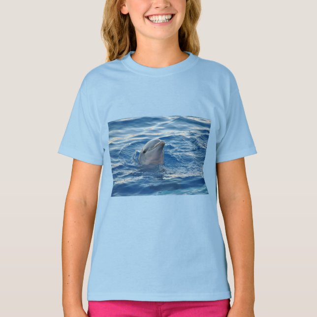 Happy Dolphin  T-Shirt (Front)
