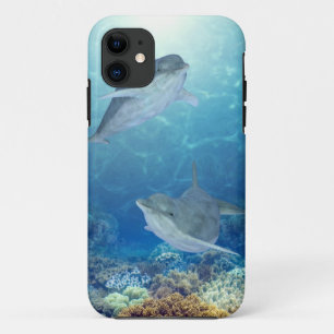 happy dolphins Case-Mate iPhone case
