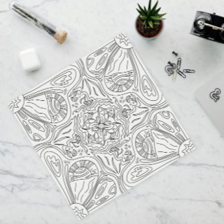 Happy Doodles: Sunny Day Colouring Page For Kids Poster