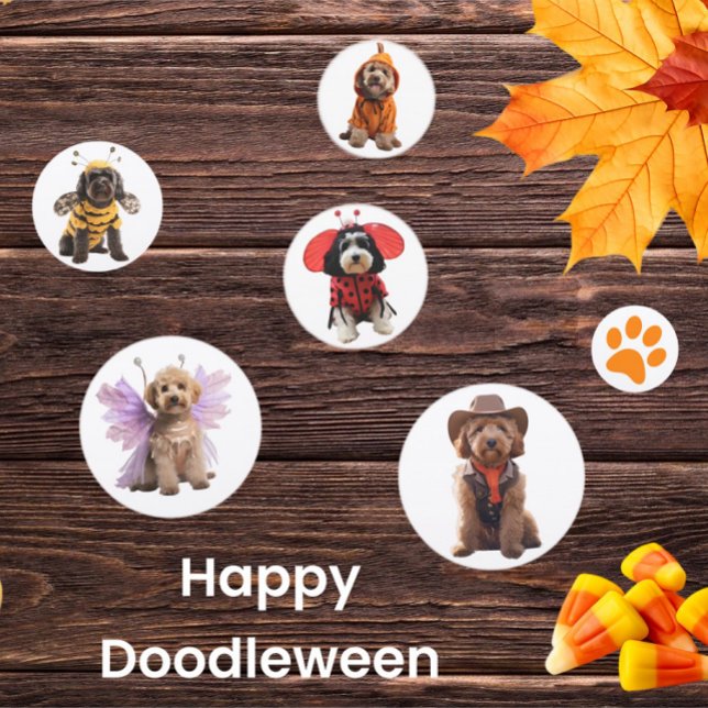 Happy Doodleween Table Confetti (Creator Uploaded)