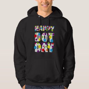 Happy Dot Day Colourful Rainbow Polka Dot Boys Gir Hoodie