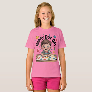 Happy Dot Day September 15 Groovy Smile Face Shirt