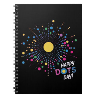 happy dots day notebook