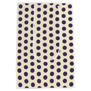 Happy Dots Gift Bag —Lemon & Plum (Gender-Neutral)