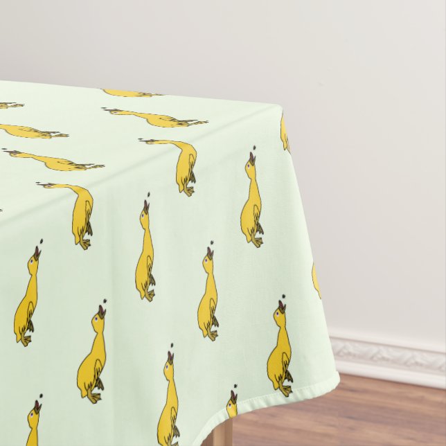 Happy Duck Tablecloth - Customisable (In Situ)