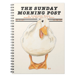 Happy Duck Vintage Magazine(Norman Rockwell Style) Notebook