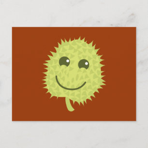 Happy Durian fruit Postcard