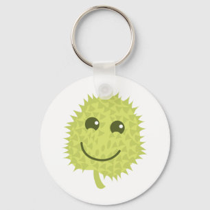 Happy Durian Key Ring