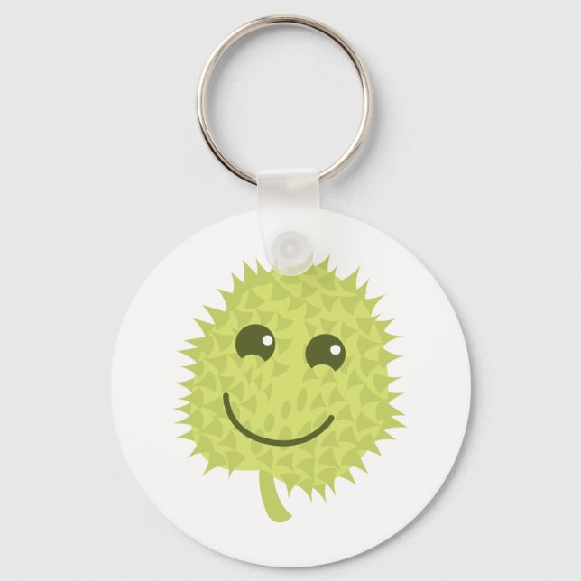 Happy Durian Key Ring (Front)