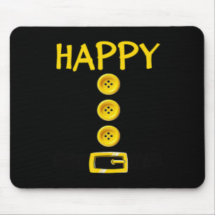 Happy Dwarf Halloween Costume Colour Matching Happ Mouse Pad